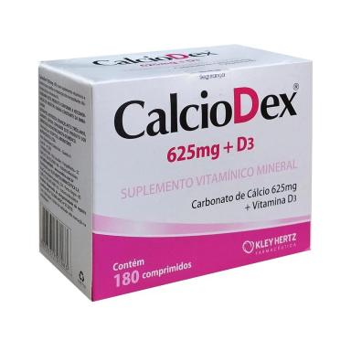 SUPLEMENTO CALCIODEX 625MG + D3 180CPR - KLEY HERTZ