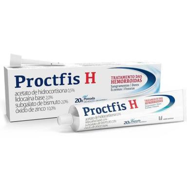 PROCTFIS H POMADA 20G + APLICADORES - UNIãO QUíMICA