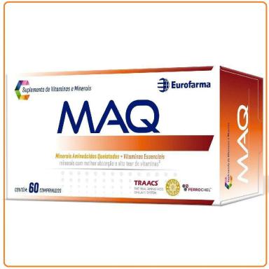 VITAMINA MAQ MINERAIS 60CPS POLIVITAMINICO – EUROFARMA