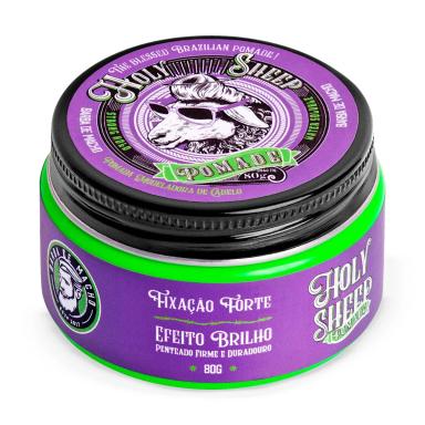 POMADA MODELADORA EFEITO BRILHO FIXAçãO FORTE BARBA DE MACHO
