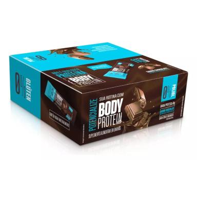 BODY PROTEIN BARRA DE PROTEINAS CACAU 40G CX C/9 UNIDADES