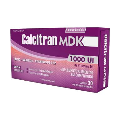 CALCITRAN MDK CALCIO VITAMINAS D3 1000UI  30 COMPS