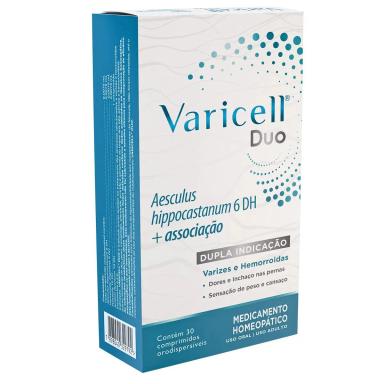 VARICELL DUO 30 COMPRIMIDOS SINTOMAS DE VARIZES/HEMORROIDAS