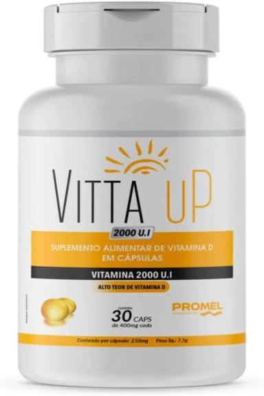VITAMINA D 2000 U.I 30 CAPSULAS DE 500MG PROMEL
