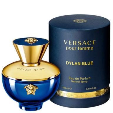 PERFUME VERSACE DYLAN BLUE POUR FEMME EAU DE PARFUM 100ML FEMININO