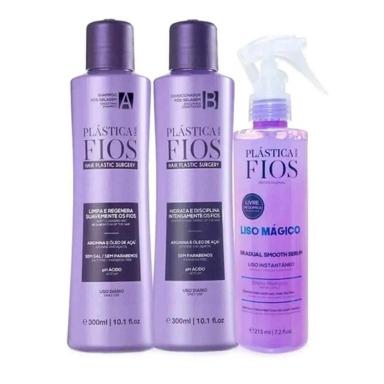 CADIVEU PLÁSTICA DOS FIOS KIT DUO + LISO MÁGICO