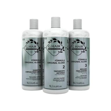G.HAIR ESCOVA PROGRESSIVA ALEMA (3 X 1000ML)