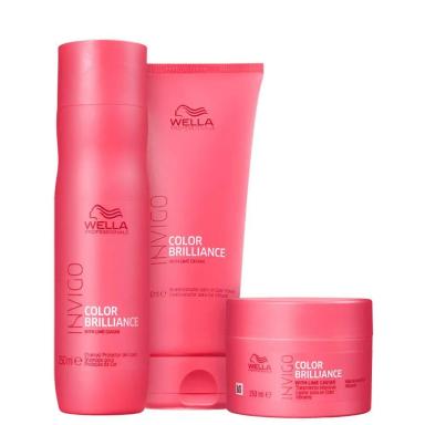 WELLA PROFESSIONALS INVIGO COLOR BRILLIANCE SHAMPOO 250ML + CONDICIONADOR 200ML + MÁSCARA 150ML