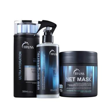 TRUSS ULTRA HYDRATION - SHAMPOO 300ML + NET MÁSCARA + USO OBRIGATÓRIO 260ML