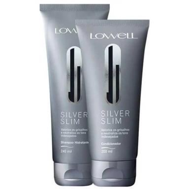 LOWELL SILVER SLIM SHAMPOO 240ML + CONDICIONADOR 200ML
