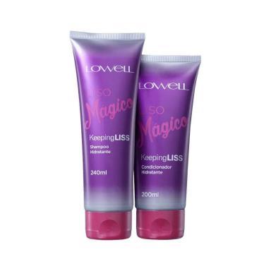 LOWELL KEEPING LISS LISO MÁGICO  SHAMPOO 240ML + CONDICIONADOR 200ML