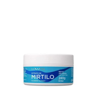 LOWELL EXTRATO DE MIRTILO ALTO IMPACTO - MÁSCARA CAPILAR 240G