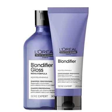 L’Oréal PROFESSIONNEL BLONDIFIER GLOSS SHAMPOO 300ML + CONDICIONADOR 200ML