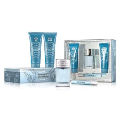 KIT PERFUME MASCULINO PRESTIGE INVINCIBLE FOR MEN PRESENTE