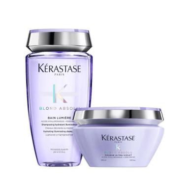 KÉRASTASE BLOND ABSOLU VIOLET LUMIÃ©RE KIT (SHAMPOO + MÁSCARA)