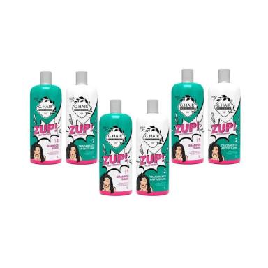 G.HAIR ZUP ESCOVA PROGRESSIVA 3 KITS (2 X 1000ML)