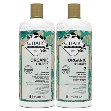 G.HAIR ORGANIC THERAPY ESCOVA PROGRESSIVA ORGÂNICA (2 X 1 LITRO)