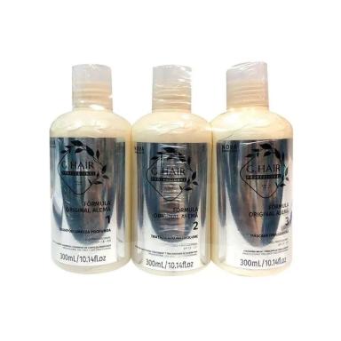 G.HAIR ESCOVA PROGRESSIVA ALEMÃ£ (3 X 300ML)