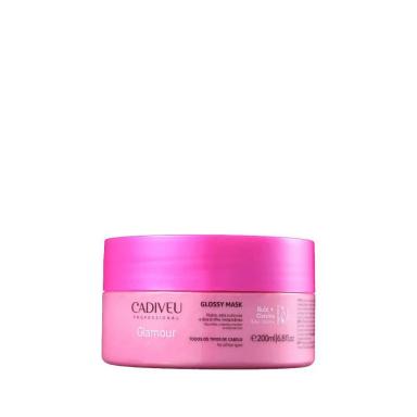 CADIVEU PROFESSIONAL GLAMOUR RUBI GLOSSY - MÁSCARA CAPILAR 200ML