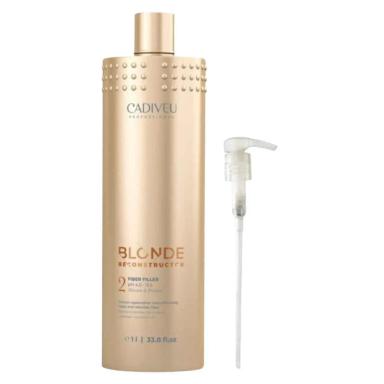 CADIVEU BLONDE RECONSTRUCTOR MÁSCARA DE PROTEÃ­NA FIBER FILLER 1000ML