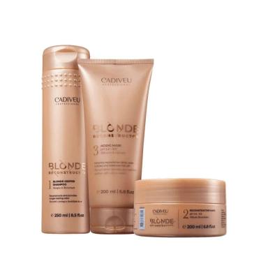 CADIVEU BLONDE RECONSTRUCTOR CARE KIT (3 PRODUTOS)