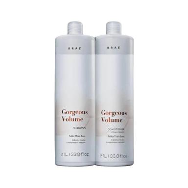 BRAÉ GORGEOUS VOLUME SHAMPOO 1000ML + CONDICIONADOR 1000ML
