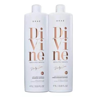 BRAÉ DIVINE ANTI-FRIZZ SHAMPOO + CONDICIONADOR 1000ML