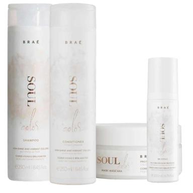 BRAÉ SOUL COLOR SHAMPOO + CONDICIONADOR + MÁSCARA + BB SPRAY 200ML