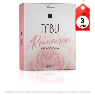 KIT C/03 TABU ROMANCE DEO COLôNIA 60ML