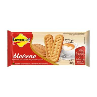 LOWçUCAR BISCOITO MAISENA ZERO AçúCAR E LACTOSE 140G