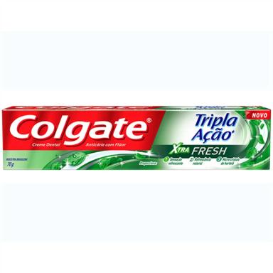 COLGATE TRIPLA AçãO CREME DENTAL XTRA FRESH 70G