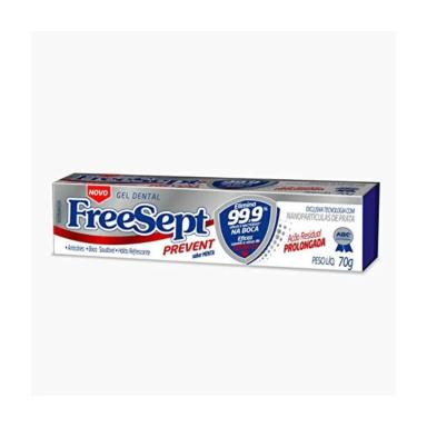 FREESEPT PREVENT CREME DENTAL C/ NANO PARTíCULAS DE PRATA 70G