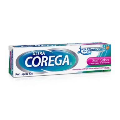 COREGA S/ SABOR FIXADOR DE DENTADURAS CREME 40G