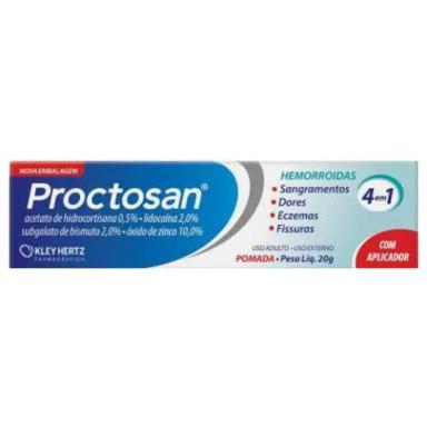 PROCTOSAN POMADA 20GR + 1 APLICADORES - HERTZ