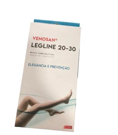MEIA DE  COMPRESSãO  LEGLINE  AGH 20-30  Pé  ABERTO   VENOSAN P