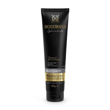 BIO EXTRATUS MáSCARA MATIZANTE CINZA 90G