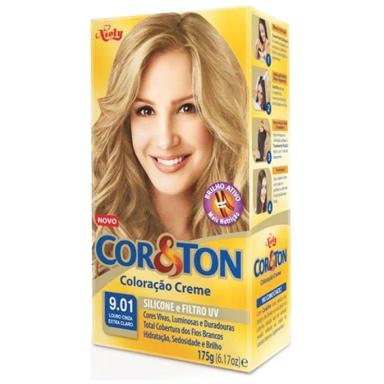 TINTURA COR &amp;amp;AMP; TON 9.01 LOURO CINZA EXTRA CLARO