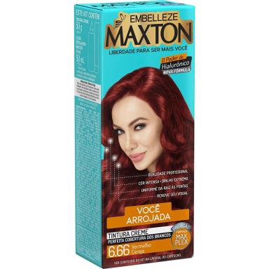 TINTURA MAXTON COR:6.66 VERMELHO CEREJA