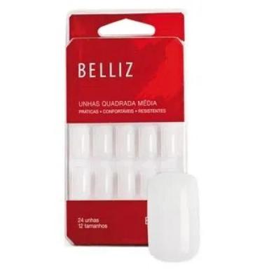 UNHAS POSTIçAS BELLIZ QUADRADA MéDIA
