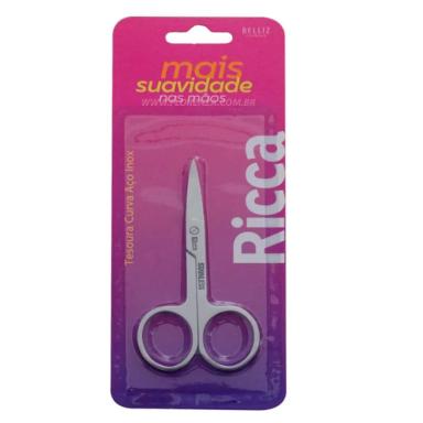 TESOURA CURVA AçO INOX REF. 645 RICCA