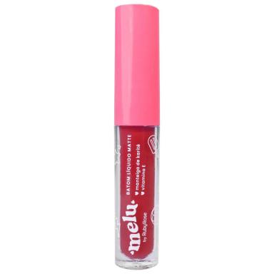BATOM LíQUIDO MATTE MELU RR5633 DOUBLE CHERRY RUBY