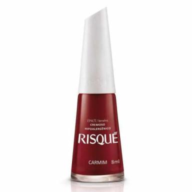 RISQUE ESMALTE CREMOSO COR: CARMIM