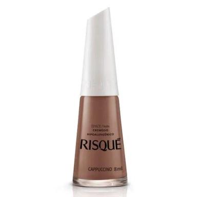 RISQUE ESMALTE CREMOSO COR: CAPPUCCINO