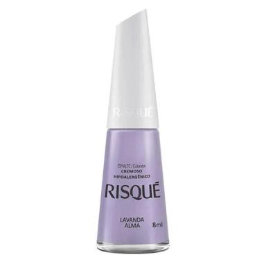 RISQUE ESMALTE CREMOSO COR: LAVANDA ALMA