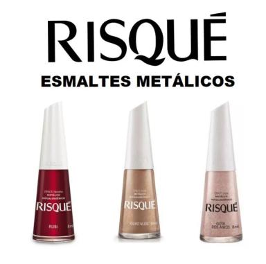 RISQUE ESMALTE METáLICO Rubi