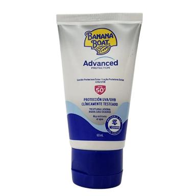 LOçãO PROTETORA SOLAR UVA/UVB ADVANCED PROTECTION FPS 50 BANANA BOAT 60ML