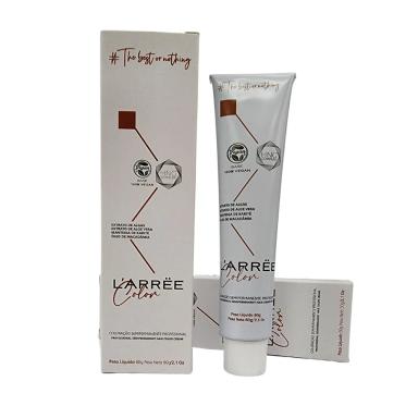 COLORAçãO SEMI PERMANENTE SEM AMôNIA 9.0713 LOURO MUITO CLARO MATE SUAVE LARREE COLOR 60G