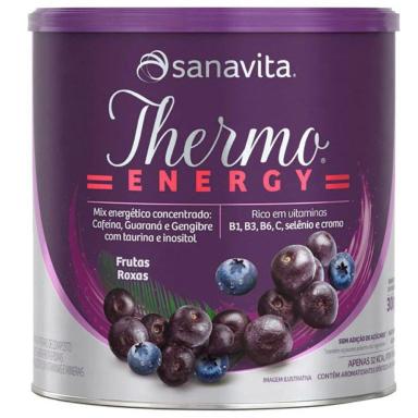 THERMO ENERGY TERMOGêNICO SANAVITA 300G FRUTAS ROXAS