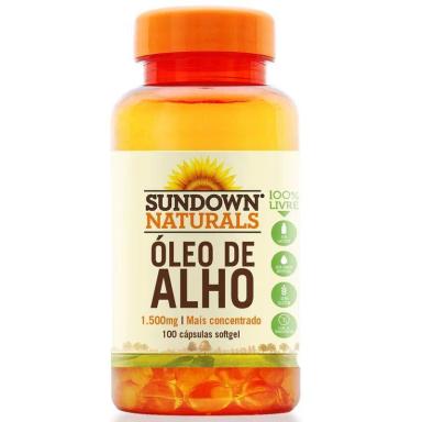 ÓLEO DE ALHO 1500MG SUNDOWN 100 CáPSULAS