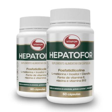 KIT 2 HEPATOFOR VITAFOR 60 CáPSULAS